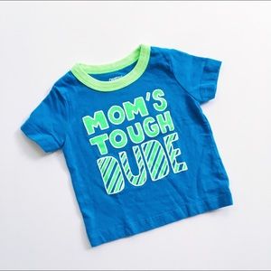 'Mom's Tough Dude' Boy's Graphic Tee (6Mo)